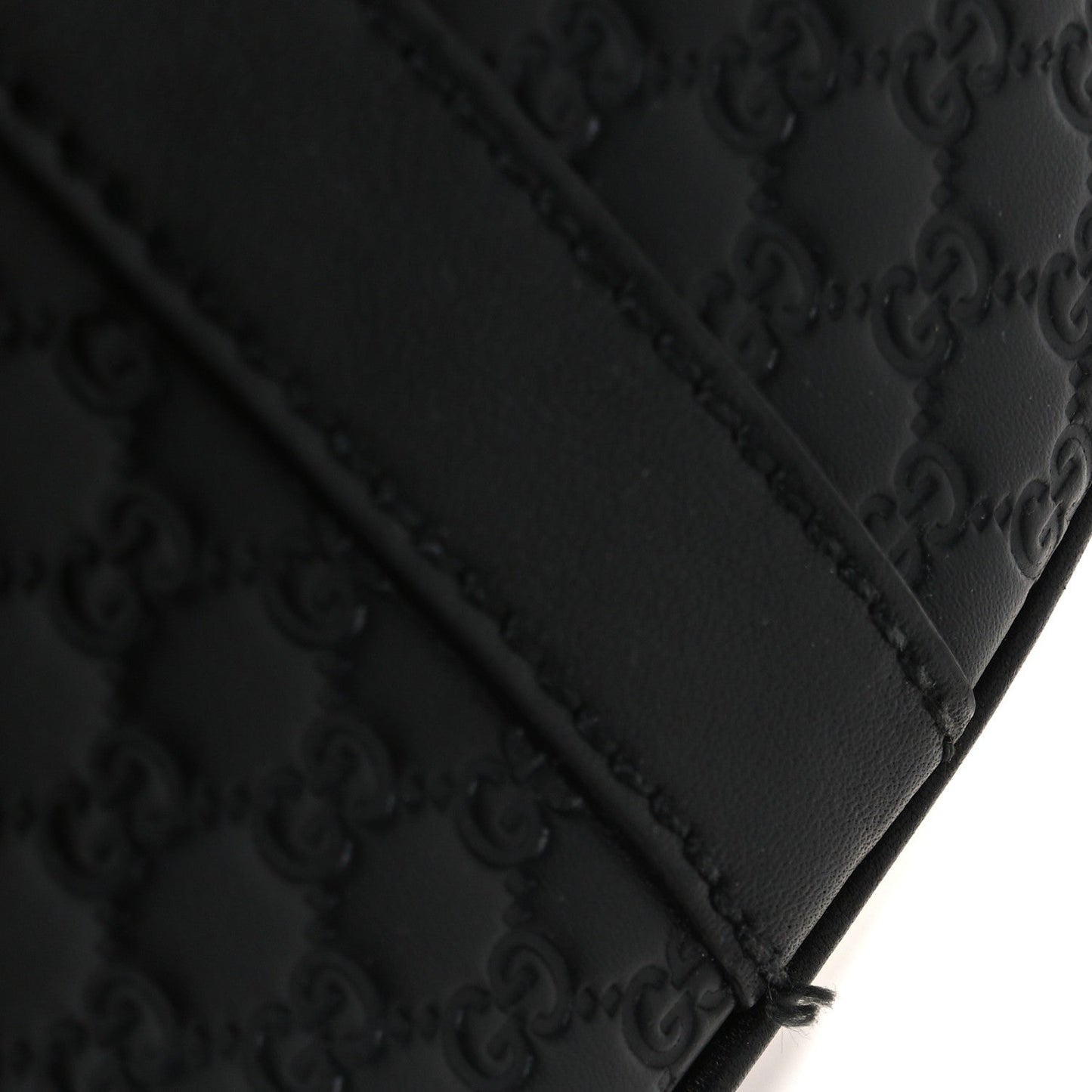 Microguccissima Medium Dome Bag Black