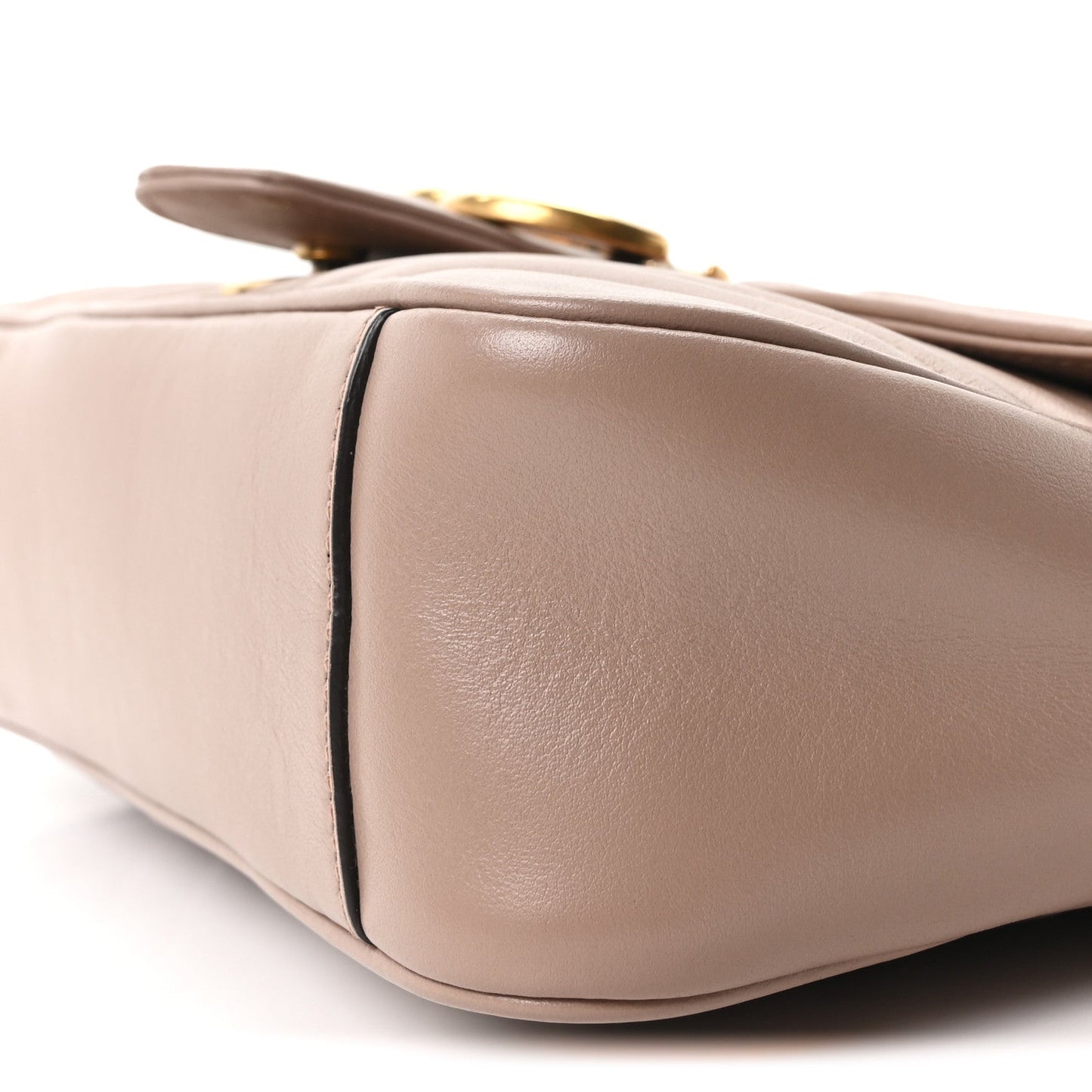 Calfskin Matelasse Small GG Marmont Shoulder Bag Porcelain Rose
