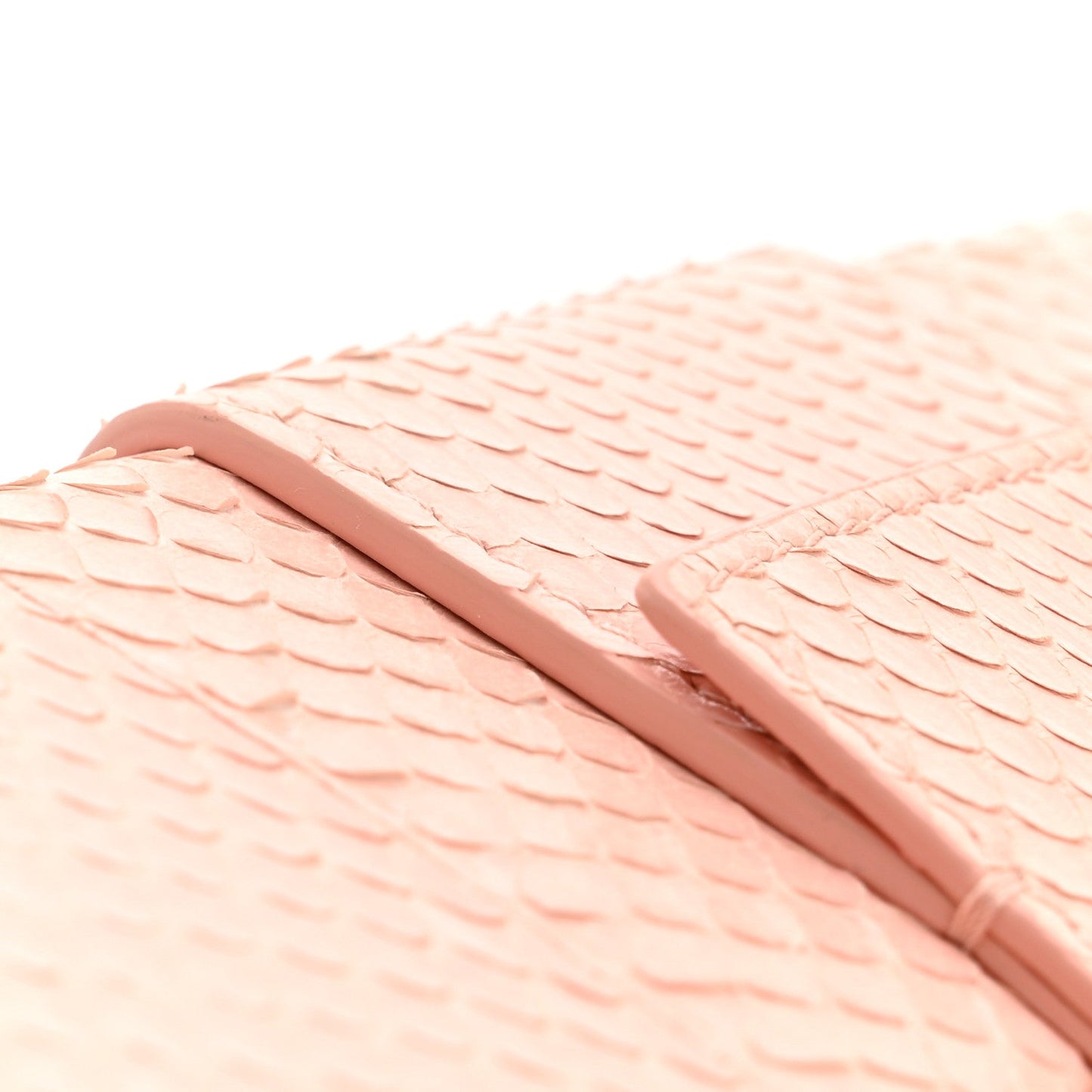 Snakeskin 30 Montaigne Box Bag Rose Clair