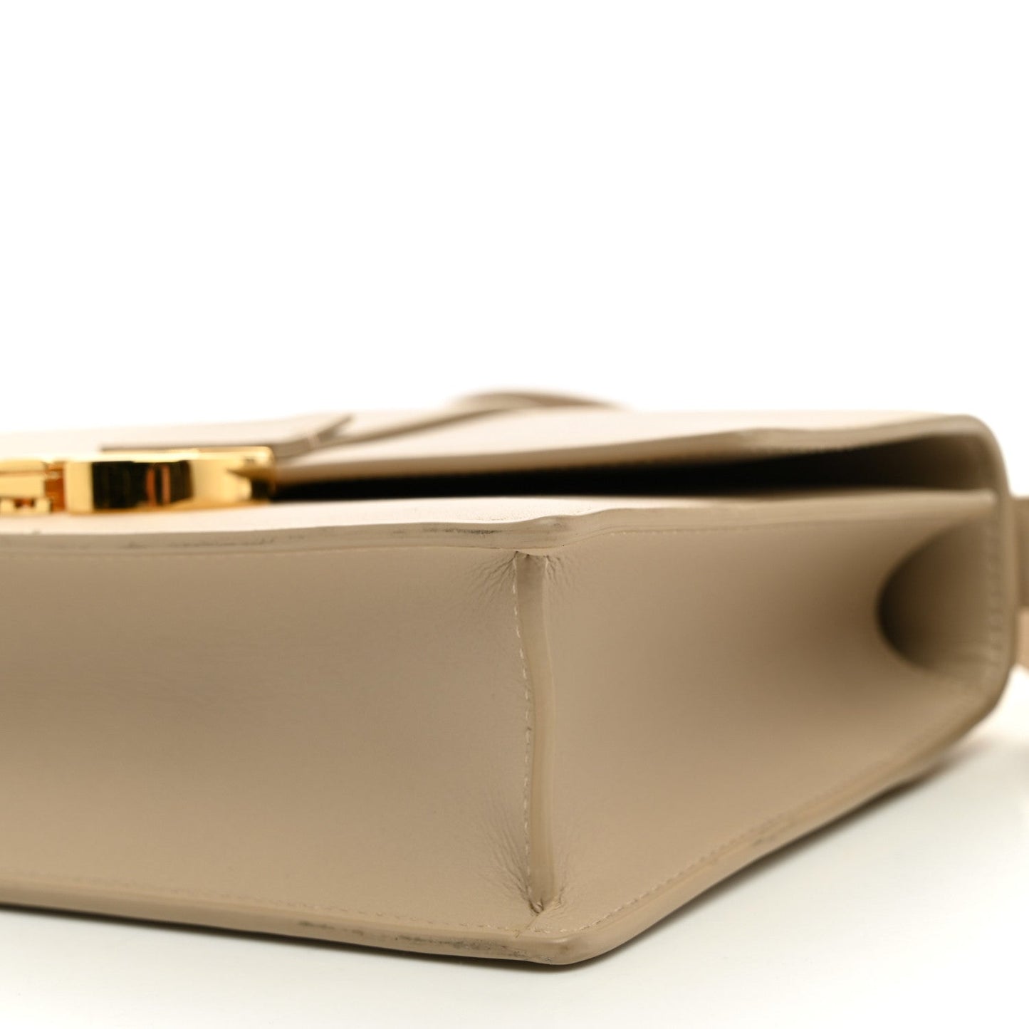 Smooth Calfskin 30 Montaigne Flap Bag Beige