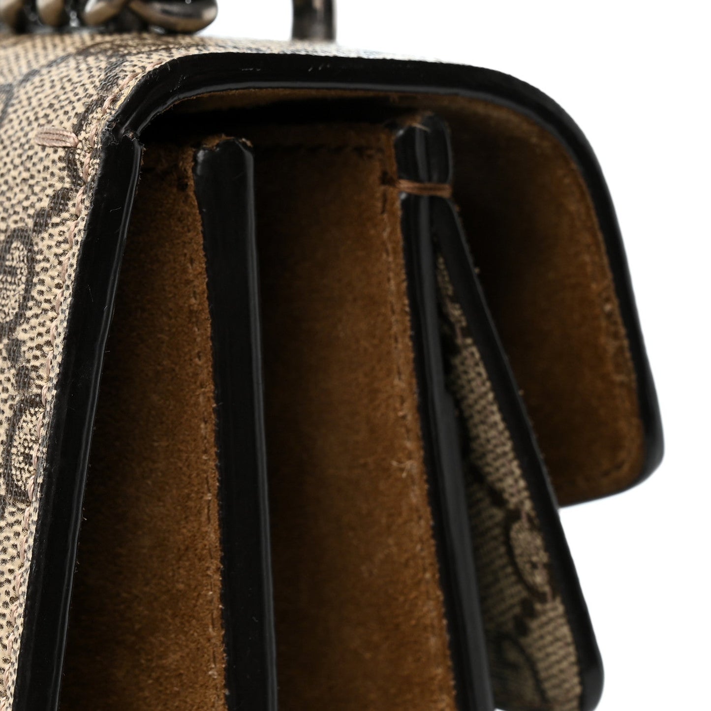 GG Supreme Monogram Small Dionysus Shoulder Bag Taupe