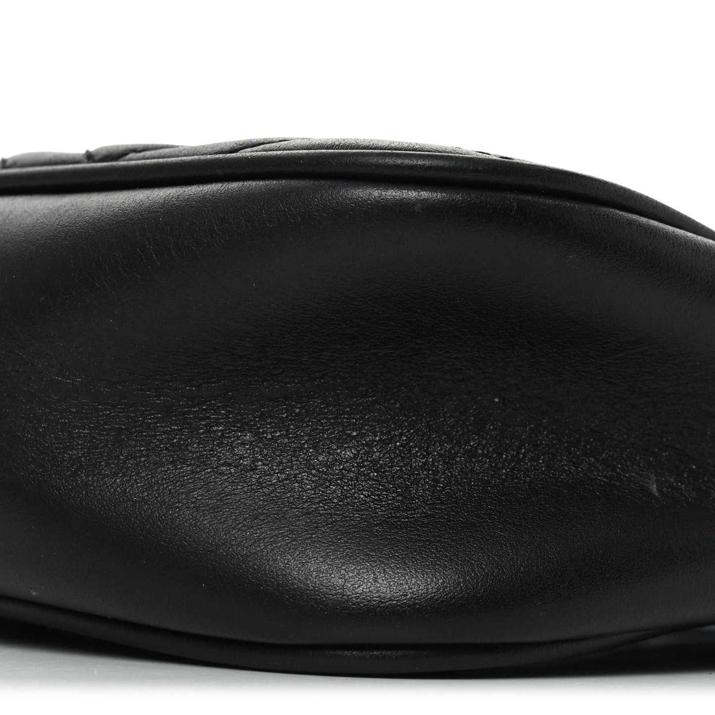 Calfskin Matelasse Small GG Marmont Chain Shoulder Bag Black