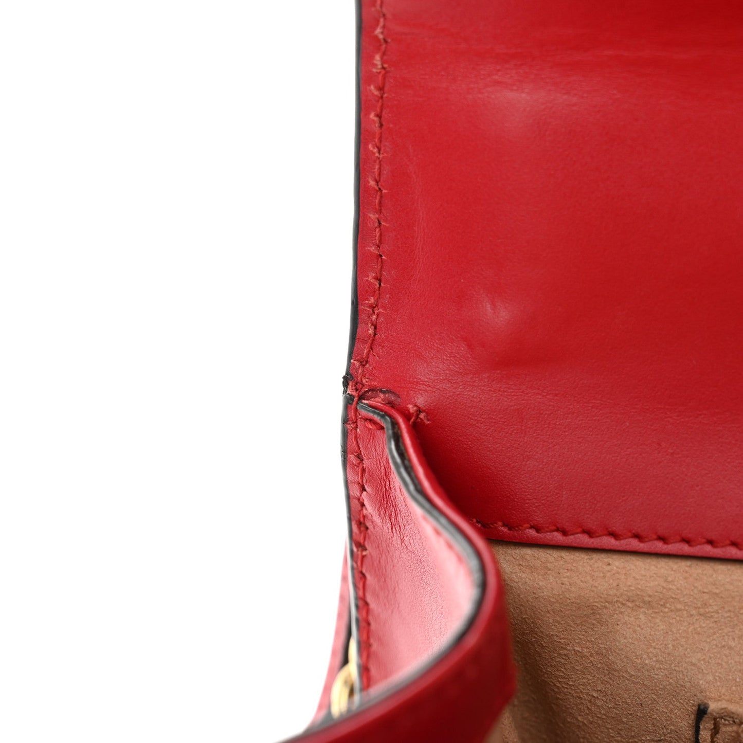 Guccissima Small Padlock Shoulder Bag Hibiscus Red