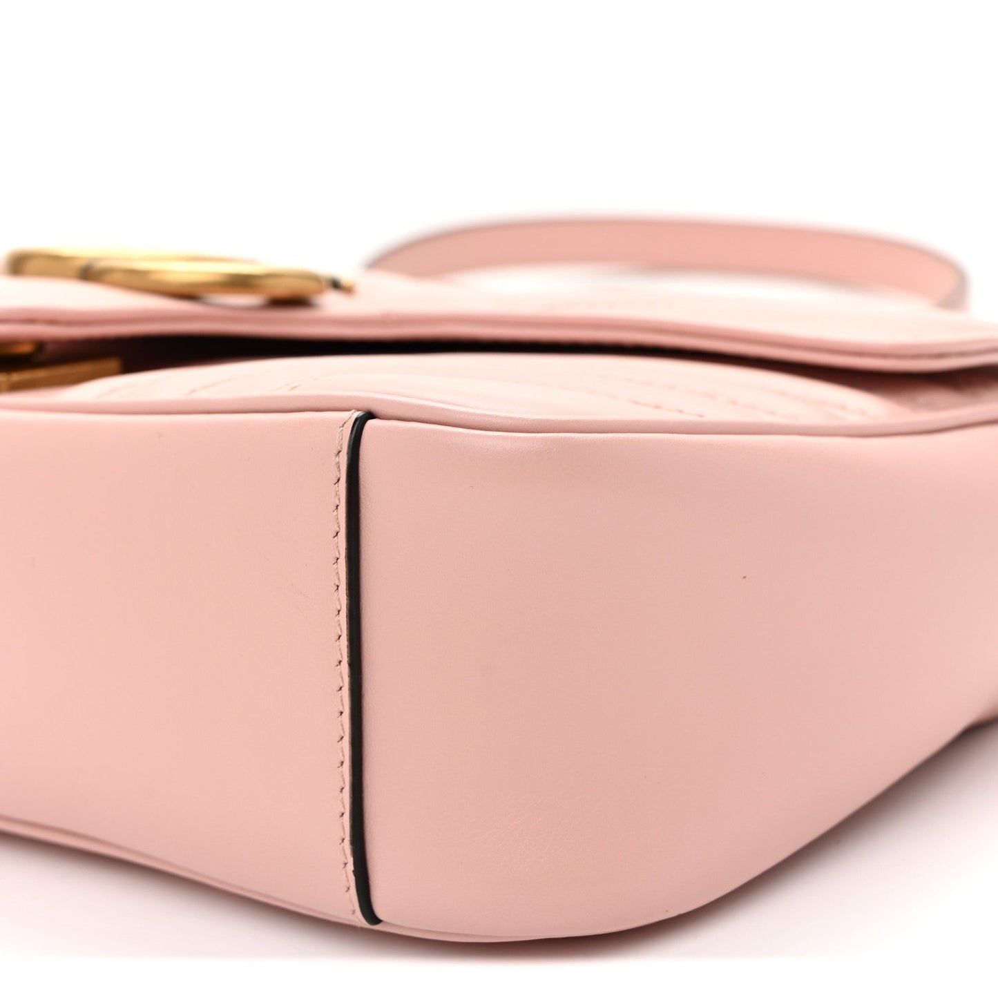 Calfskin Matelasse Small GG Marmont Shoulder Bag Perfect Pink