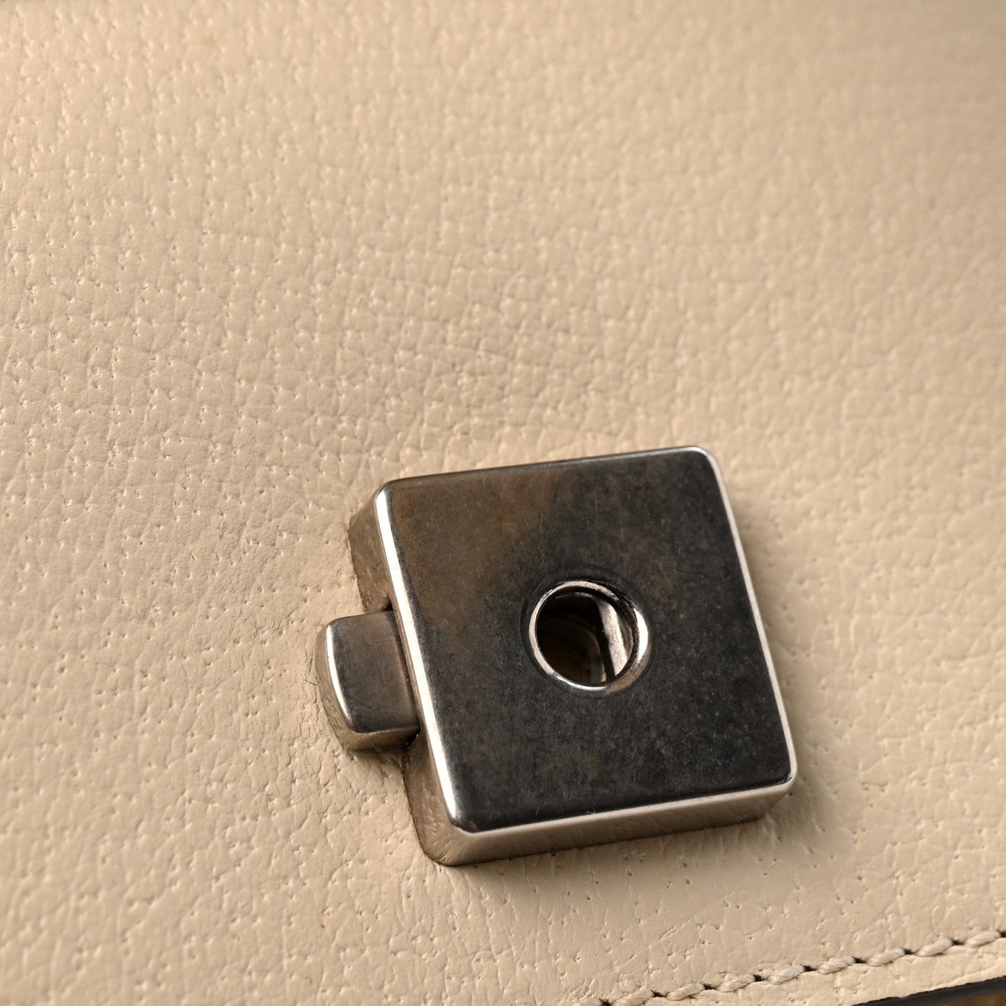 Textured Calfskin Crystal Mini Dionysus Shoulder Bag Mystic White