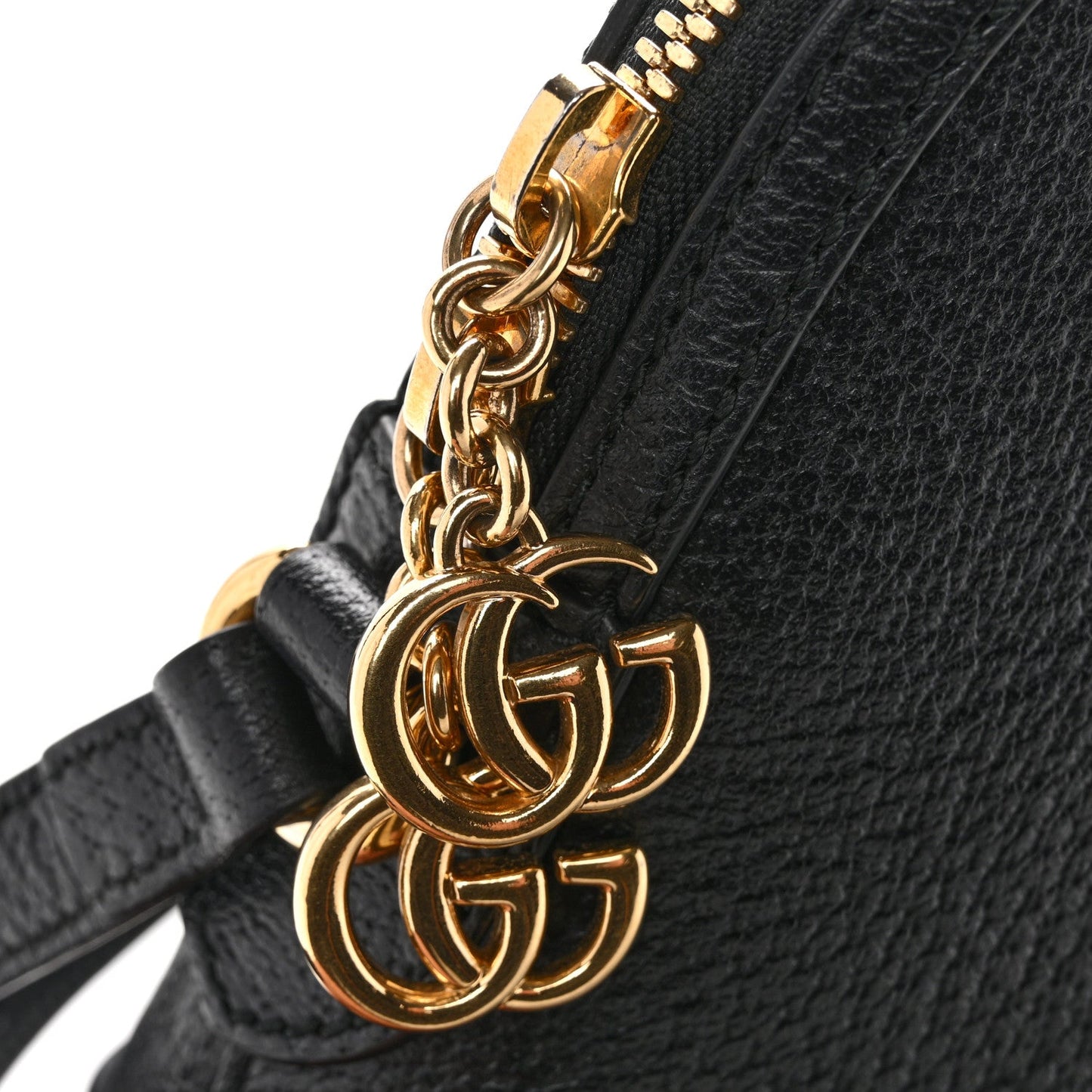 Calfskin GG Web Small Ophidia Dome Shoulder Bag Black