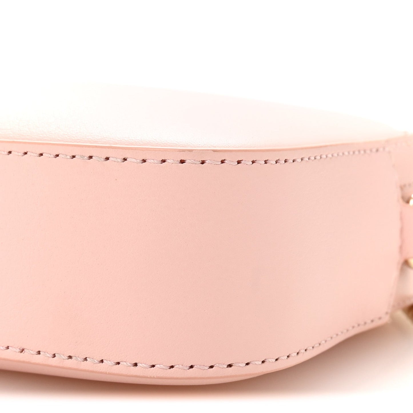 Dollar Calfskin Enamel Super Mini GG Marmont Chain Shoulder Bag Light Pink Blue
