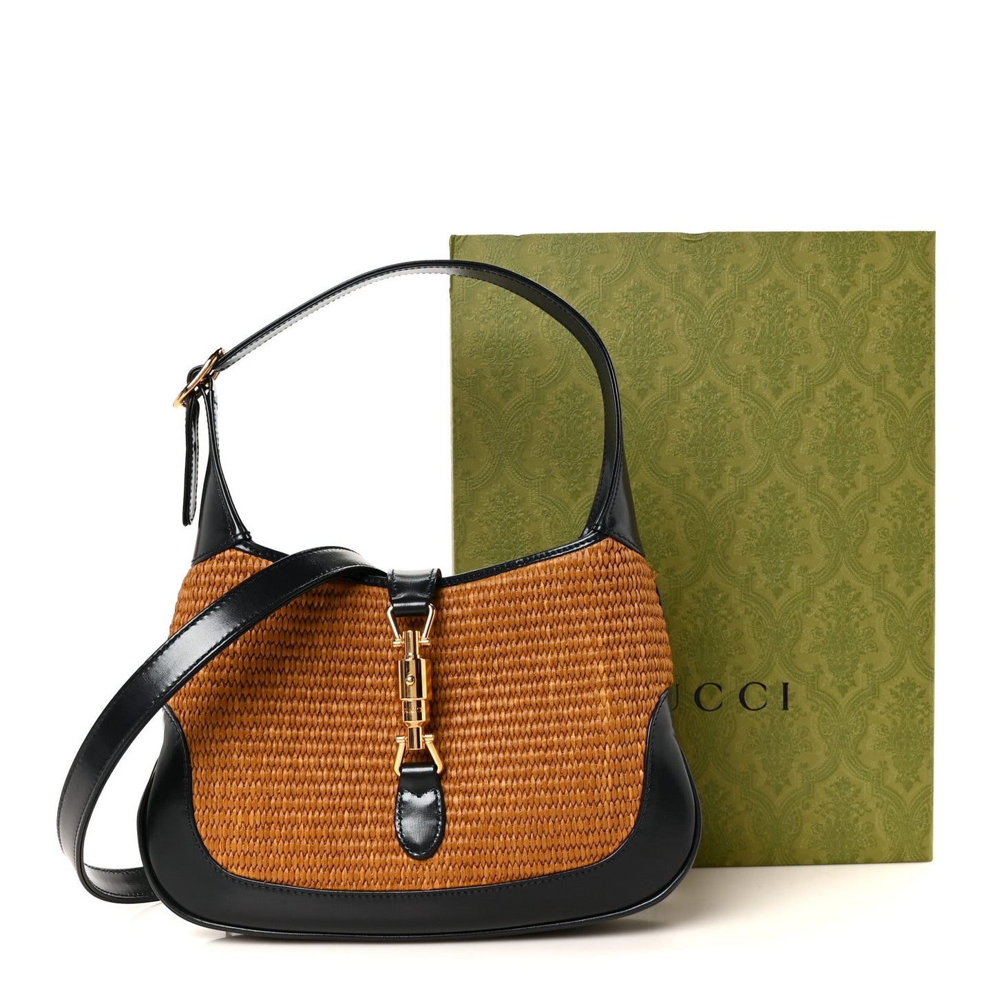 Straw Lux Boarded Dyana Lux Calfskin Small Jackie 1961 Hobo Natural Blue