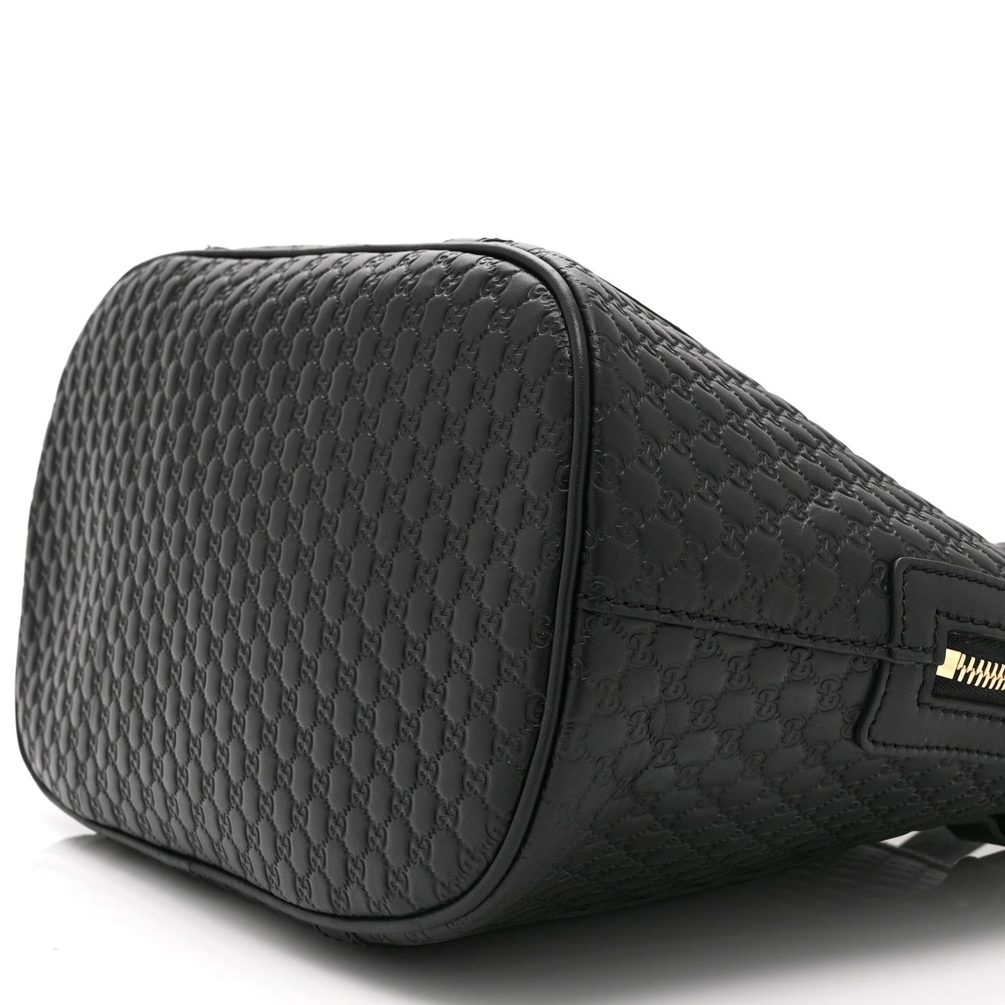 Microguccissima Medium Dome Bag Black