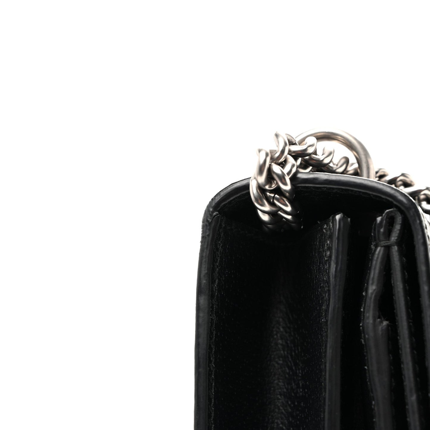 Calfskin Web Medium Dionysus Shoulder Bag Black