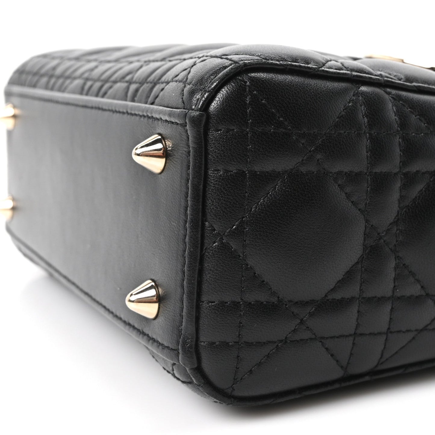 Lambskin Cannage Small My ABCDior Lady Dior Black