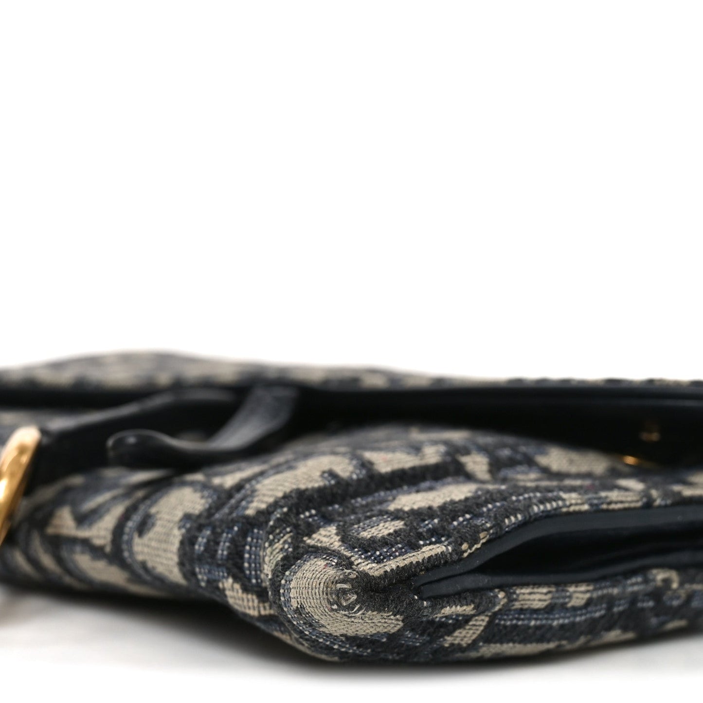 Oblique Small Saddle Chain Pouch Blue