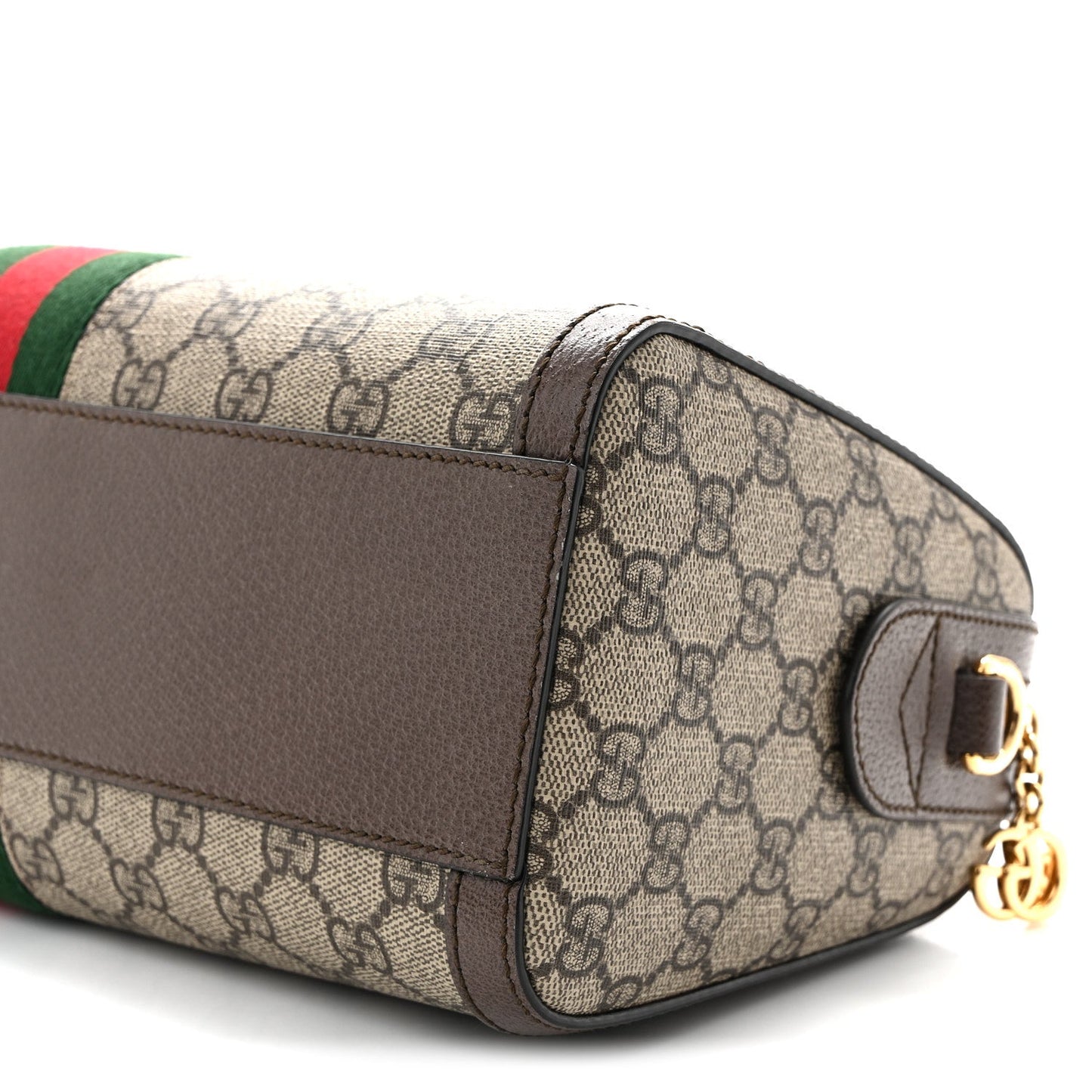 GG Supreme Monogram Web Medium Ophidia Boston Brown