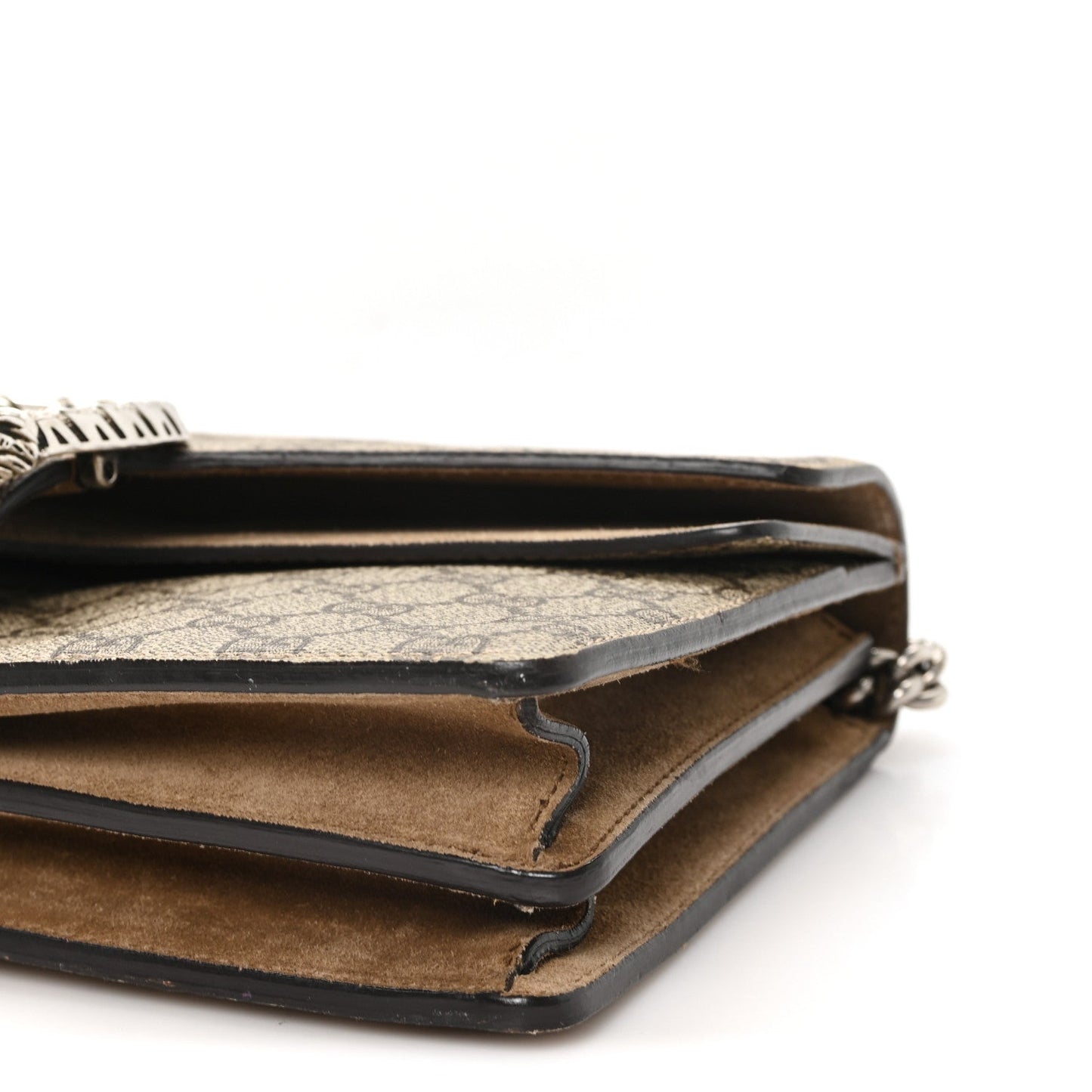 GG Supreme Monogram Small Dionysus Shoulder Bag Taupe