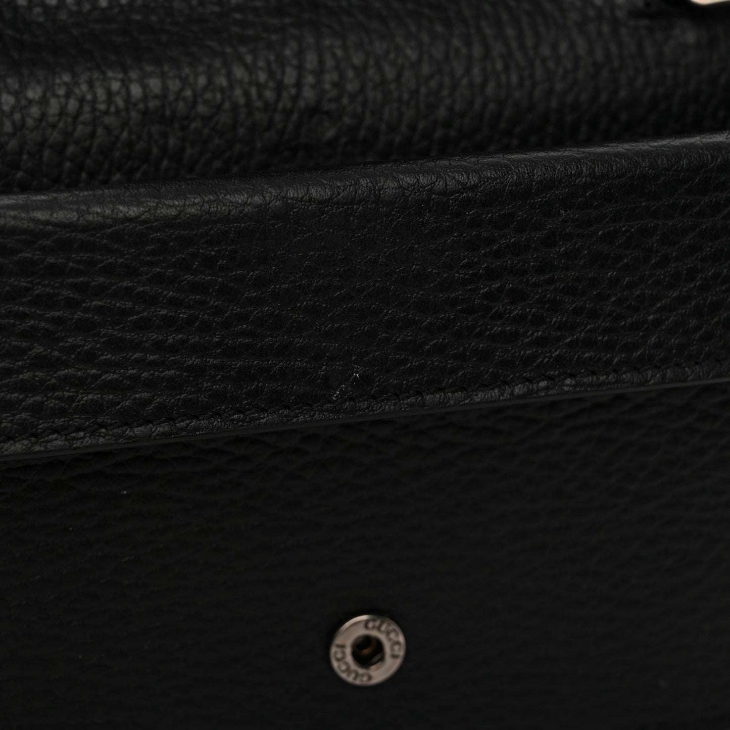 Calfskin Super Mini Dionysus Shoulder Bag Black