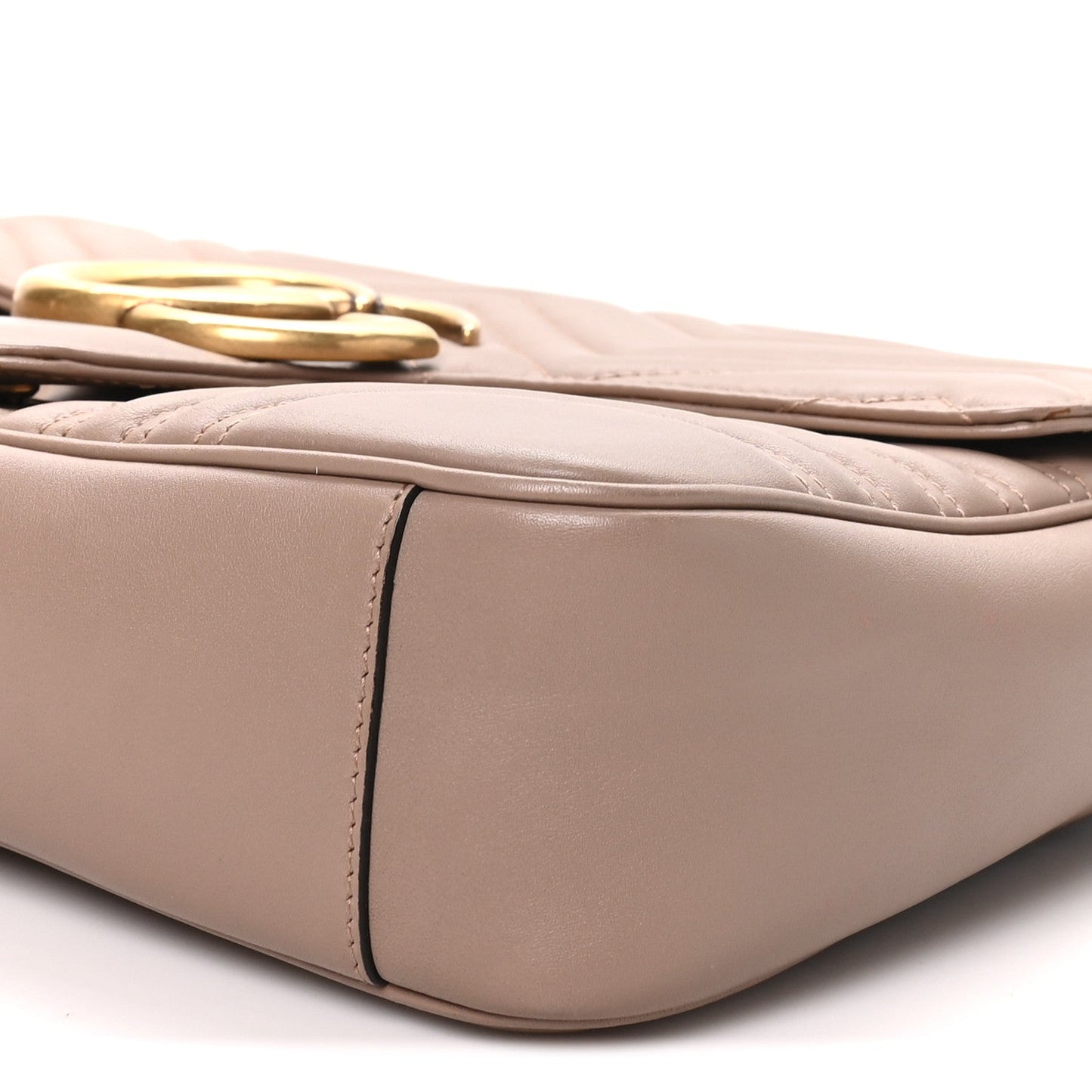 Calfskin Matelasse Medium GG Marmont Shoulder Bag Porcelain Rose