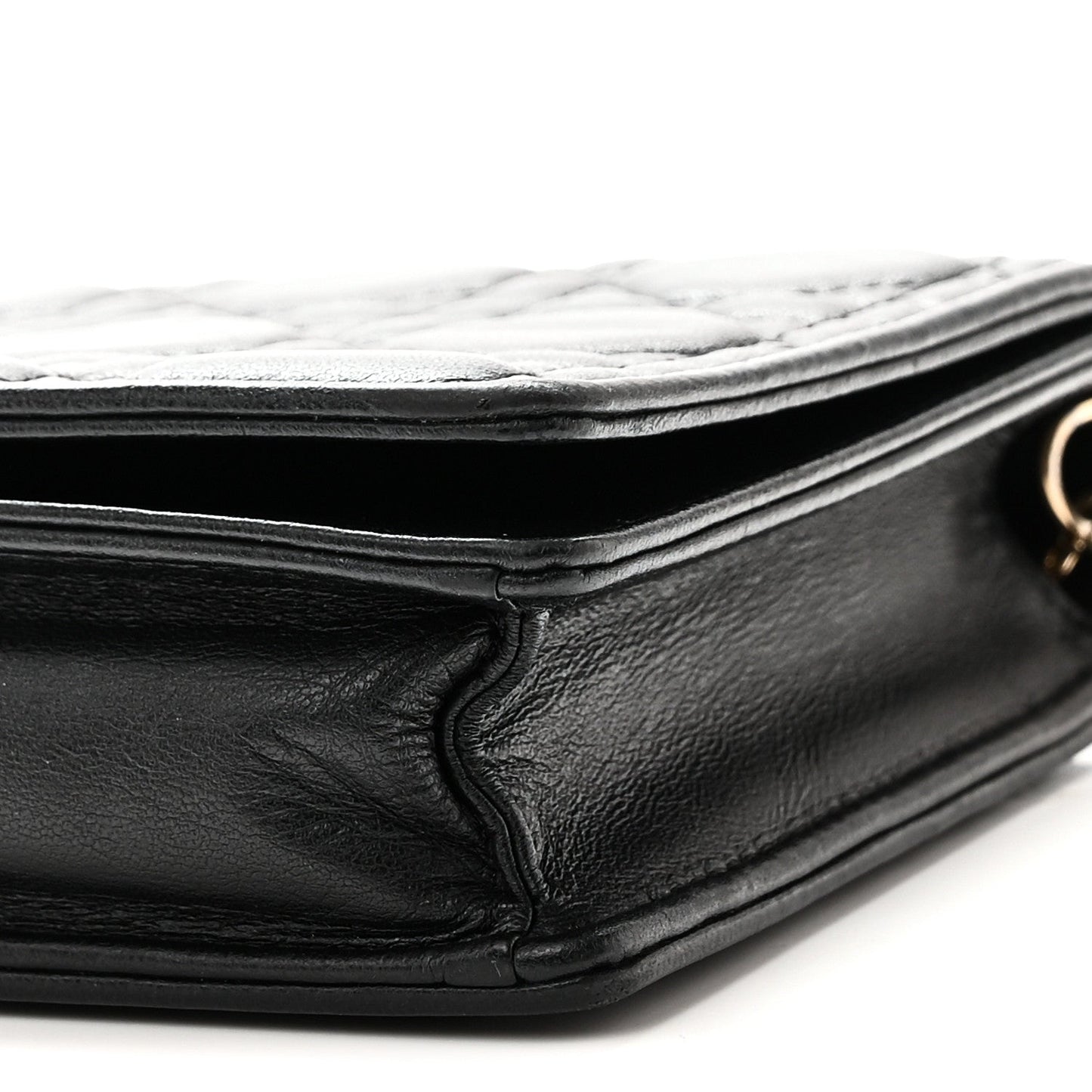 Lambskin Cannage Lady Dior Pouch Black