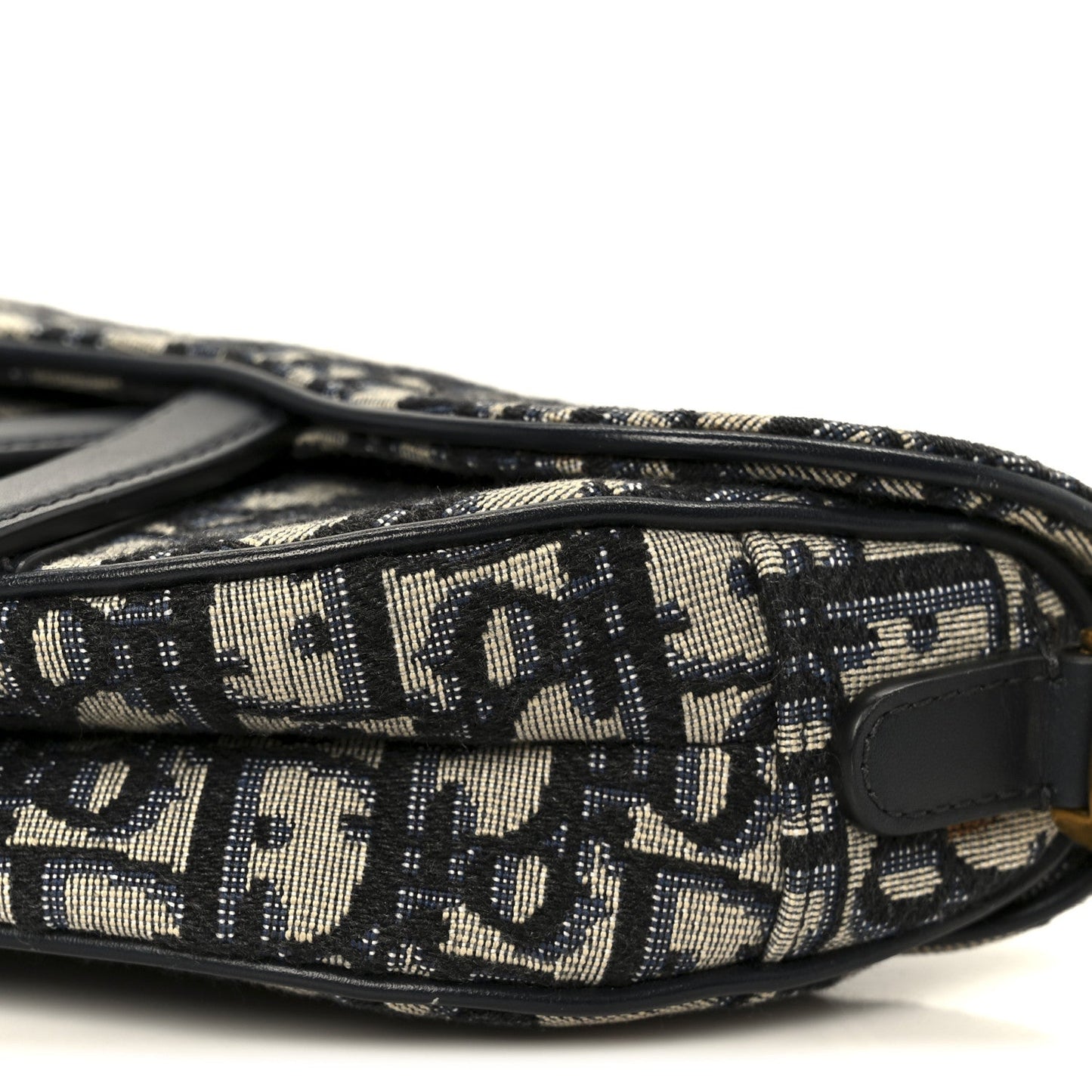 Oblique Mini Saddle Bag Blue