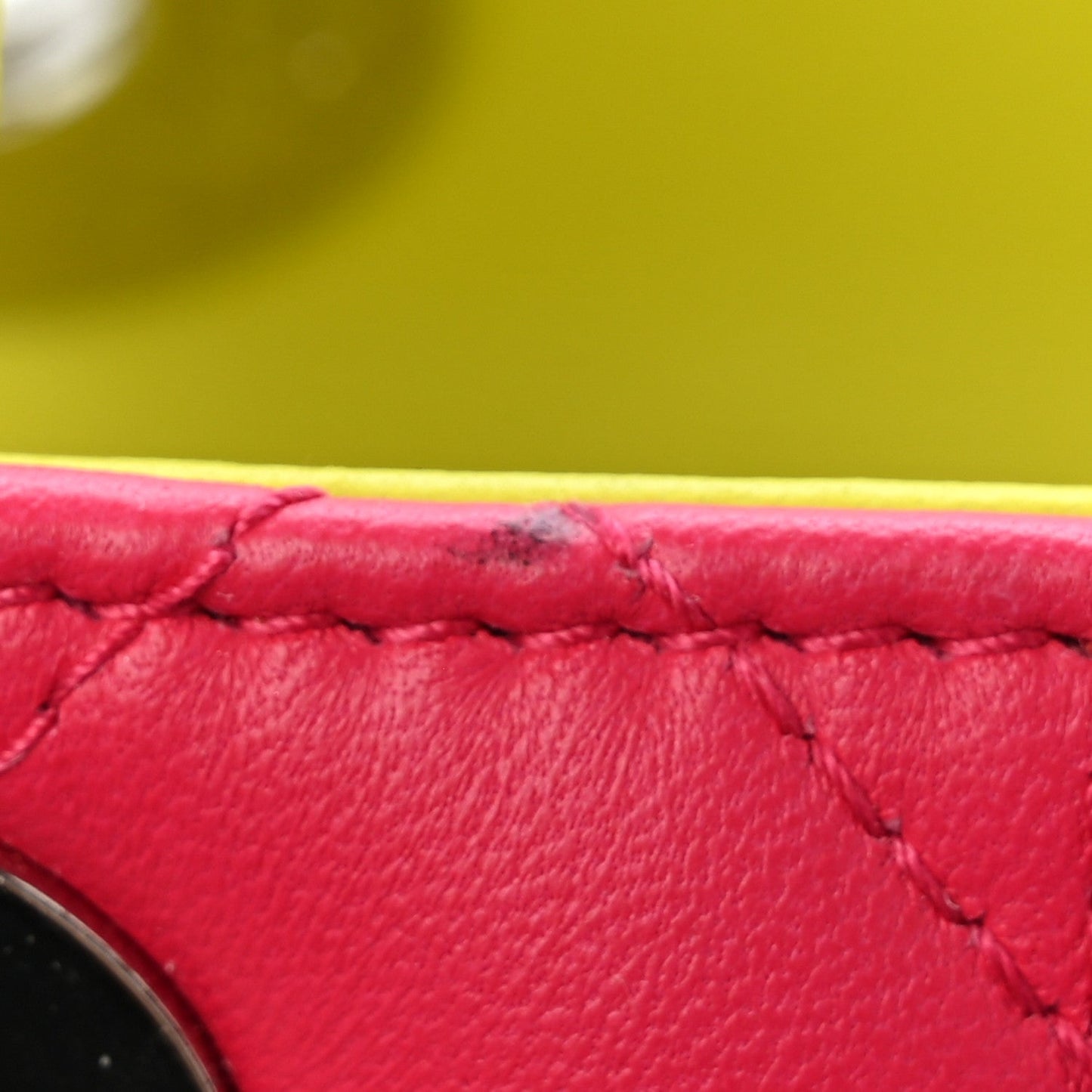 Lambskin Cannage Medium Tri-Color Lady Dior Pink Blue Yellow