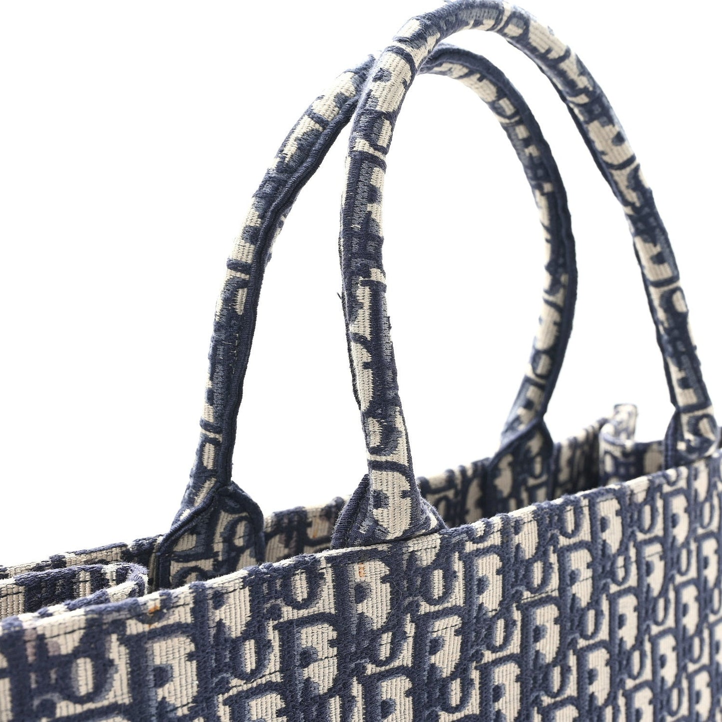 Oblique Large Book Tote Blue Multicolor
