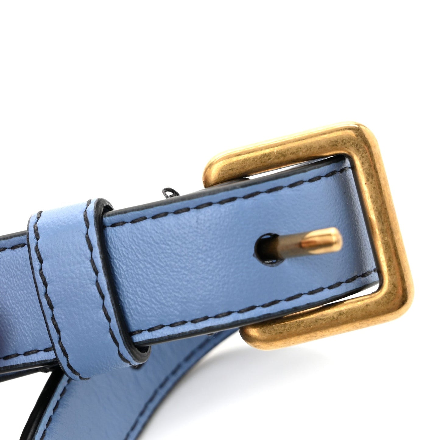 Oblique Saddle Belt Bag Cornflower Blue