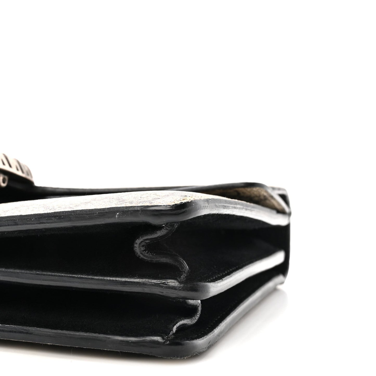 GG Supreme Monogram Small Dionysus Shoulder Bag Black