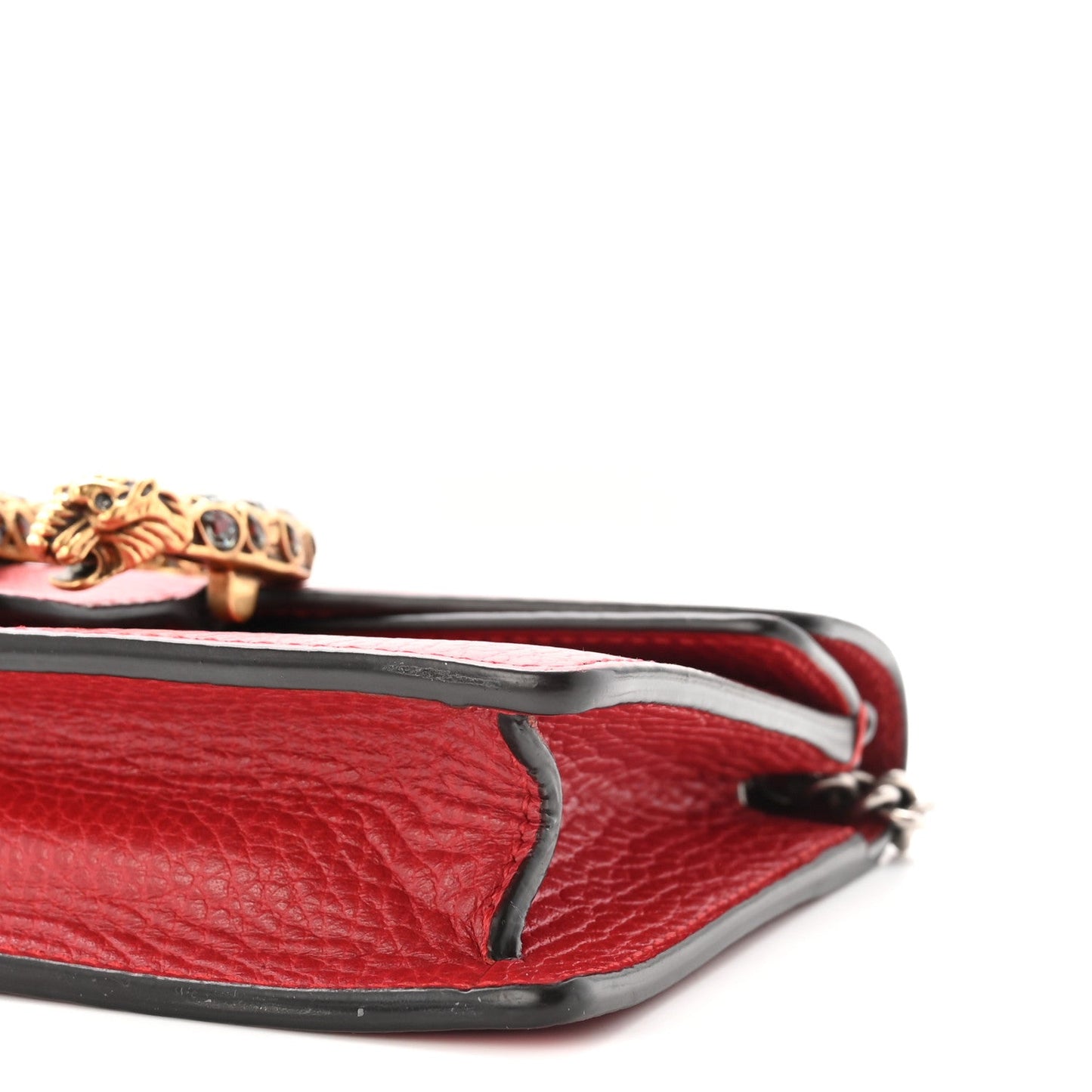 Calfskin Super Mini Dionysus Shoulder Bag Hibiscus Red