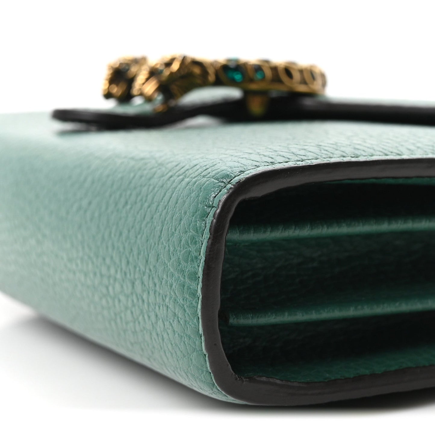 Calfskin Mini Dionysus Chain Wallet Emerald