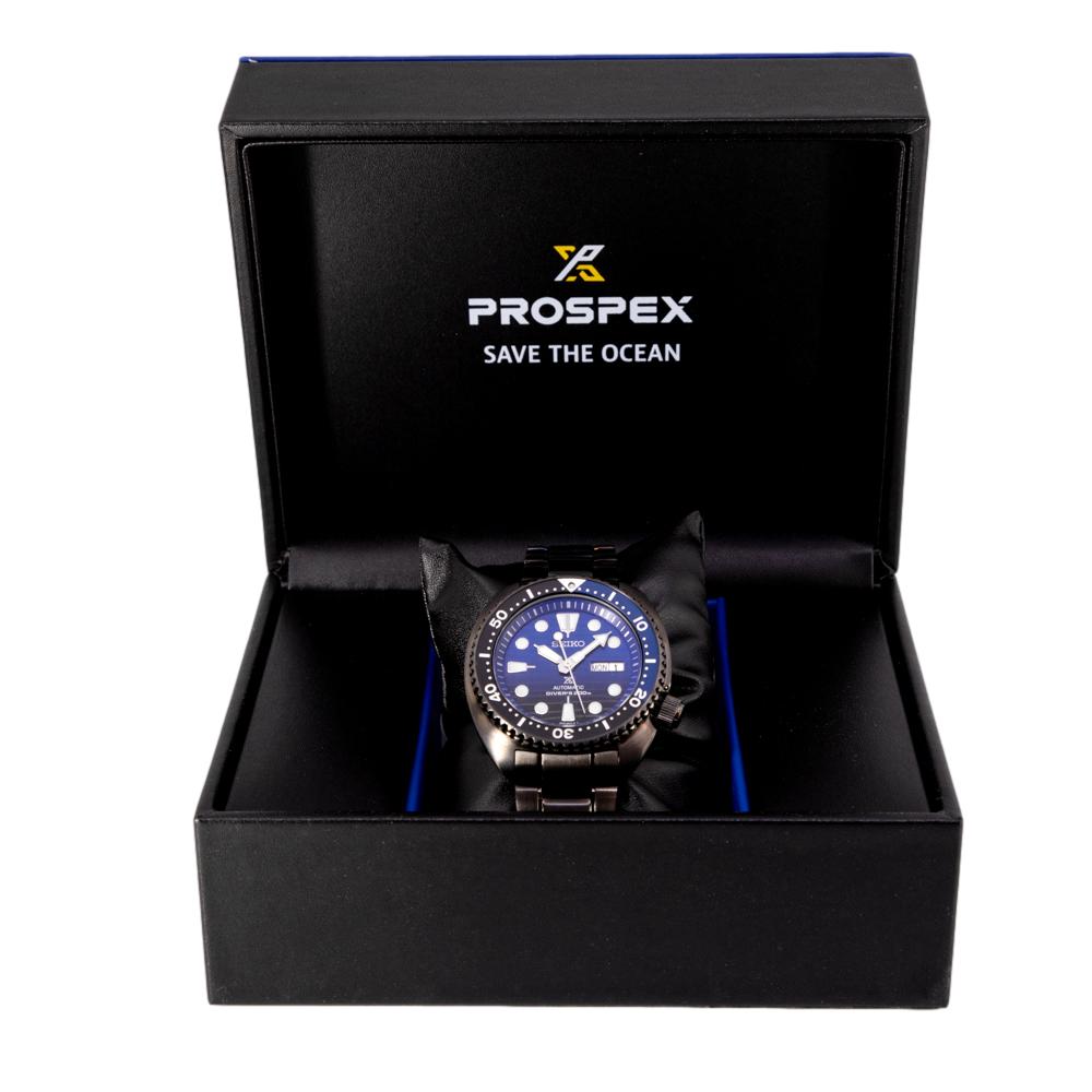 Seiko Men's SRPD11K1 Prospex Save The Ocean Black Auto Watch