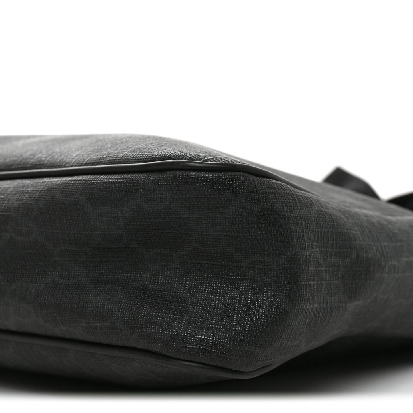 GG Supreme Monogram Messenger Bag Black Grey