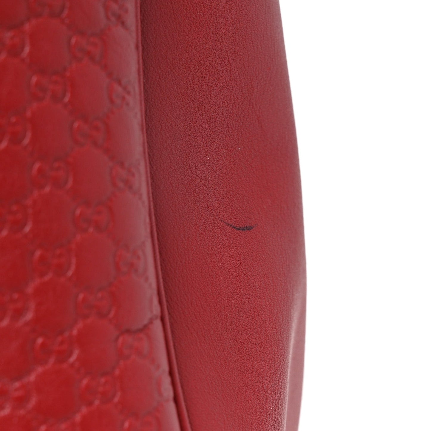 Microguccissima Shoulder Bag Red