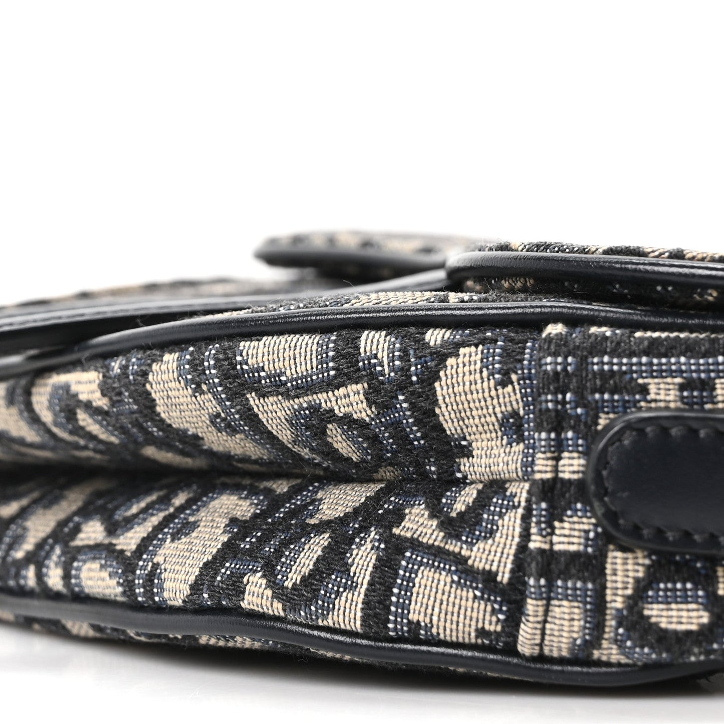 Oblique Mini Saddle Bag Blue