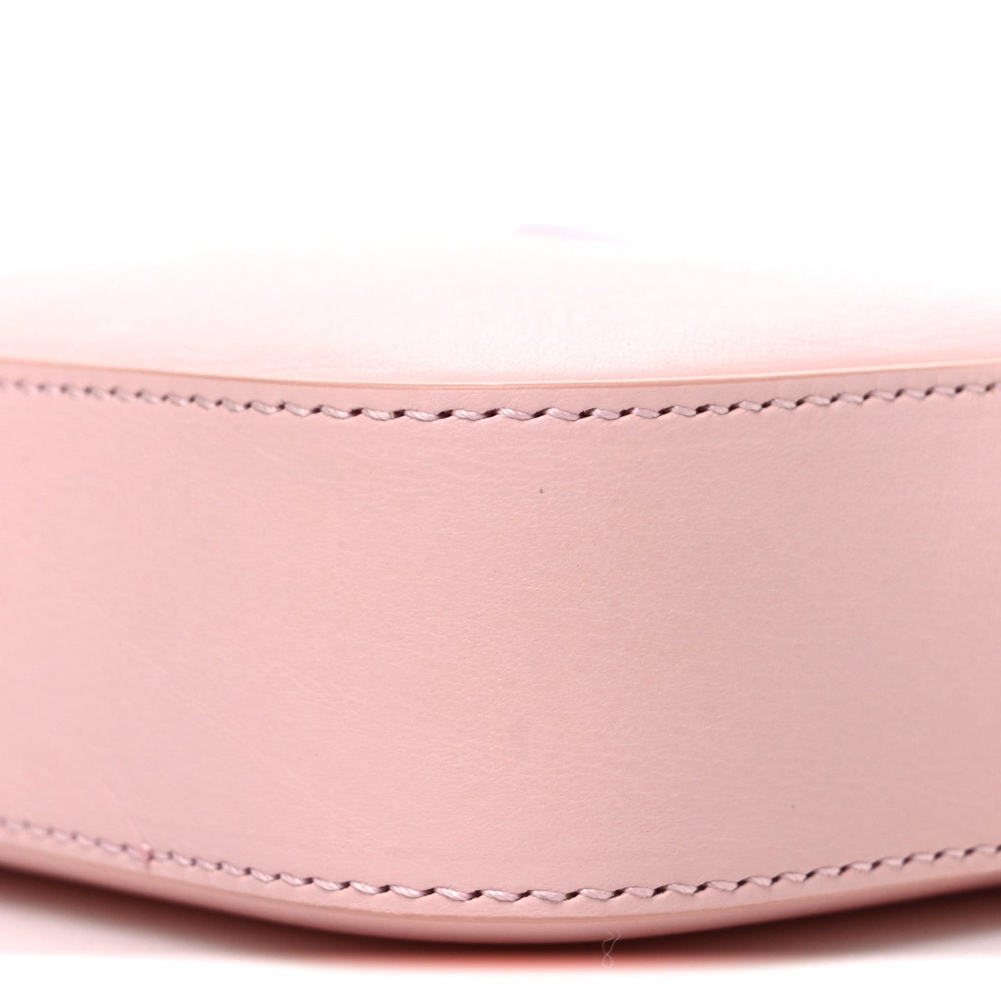 Dollar Calfskin Enamel Super Mini GG Marmont Chain Shoulder Bag Light Pink Blue