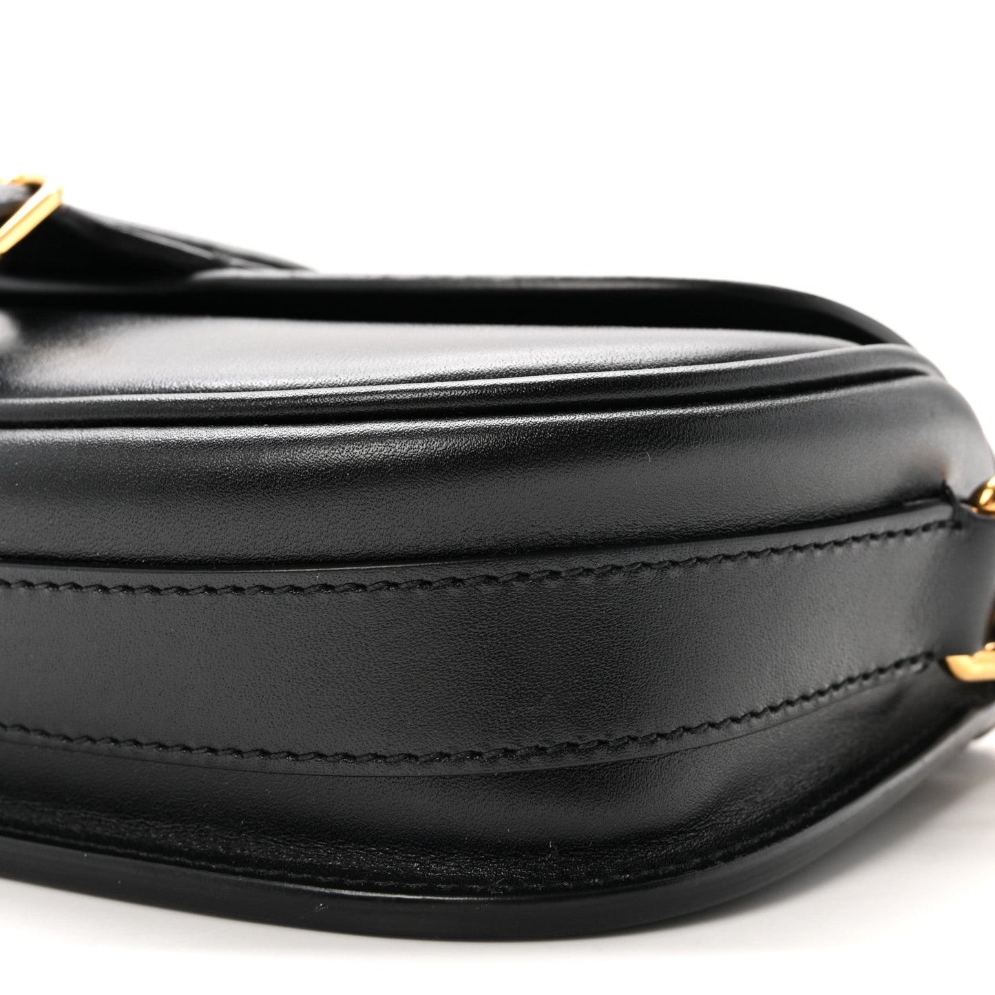 Box Calfskin East West Bobby Bag Black