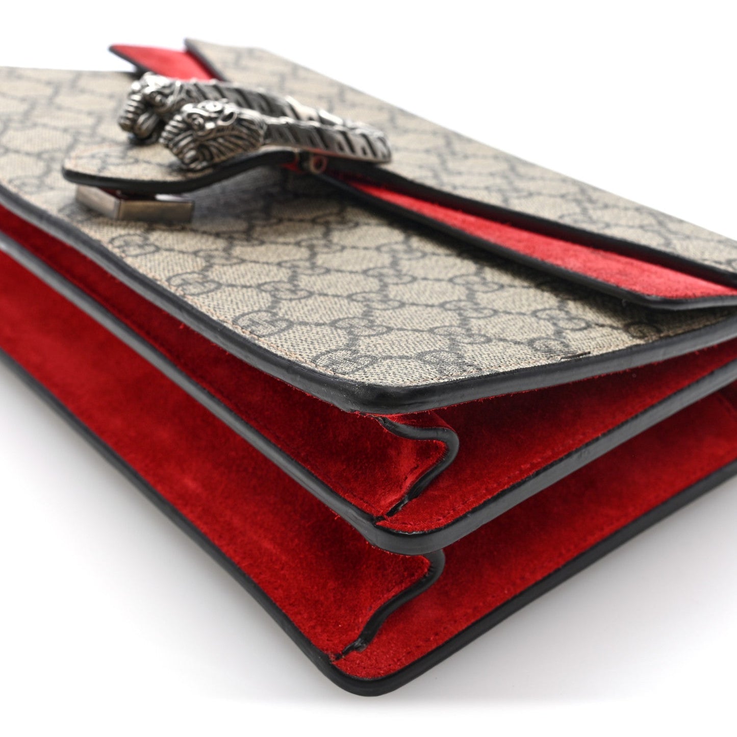 GG Supreme Monogram Small Dionysus Shoulder Bag Red