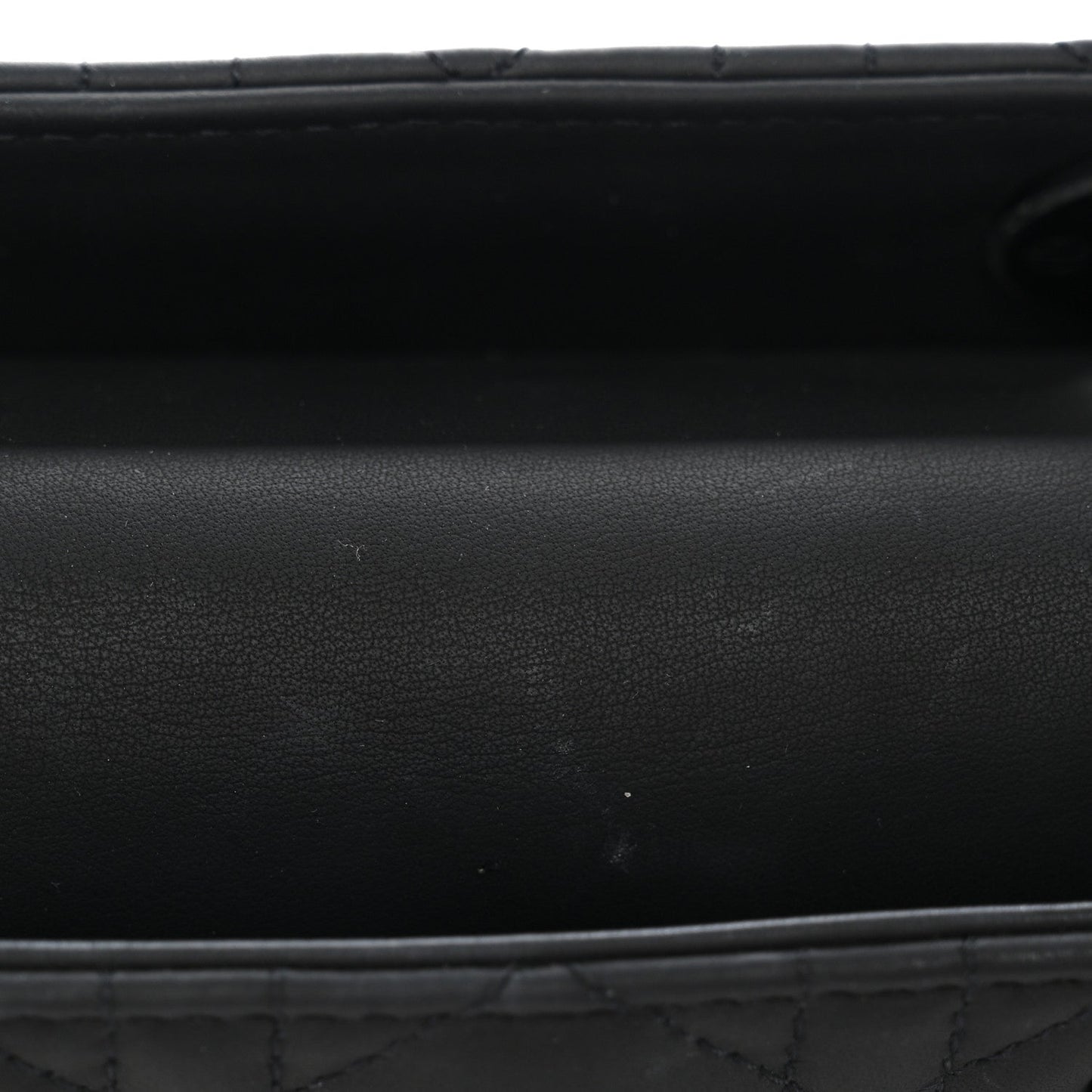 Ultra Matte Calfskin Cannage Small My ABCDior Lady Dior Black