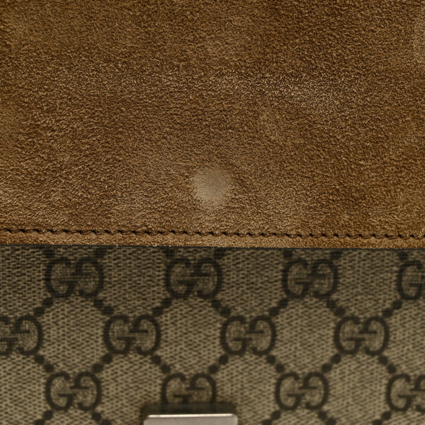 GG Supreme Monogram Small Dionysus Shoulder Bag Taupe