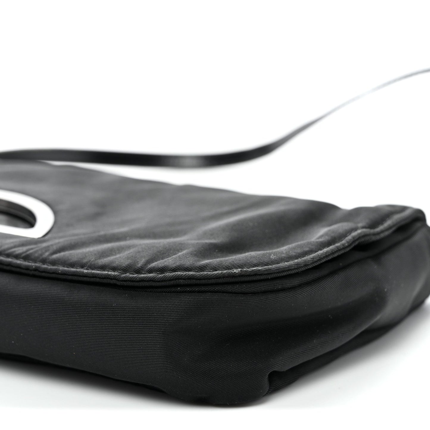 Nylon Malice Shoulder Bag Black