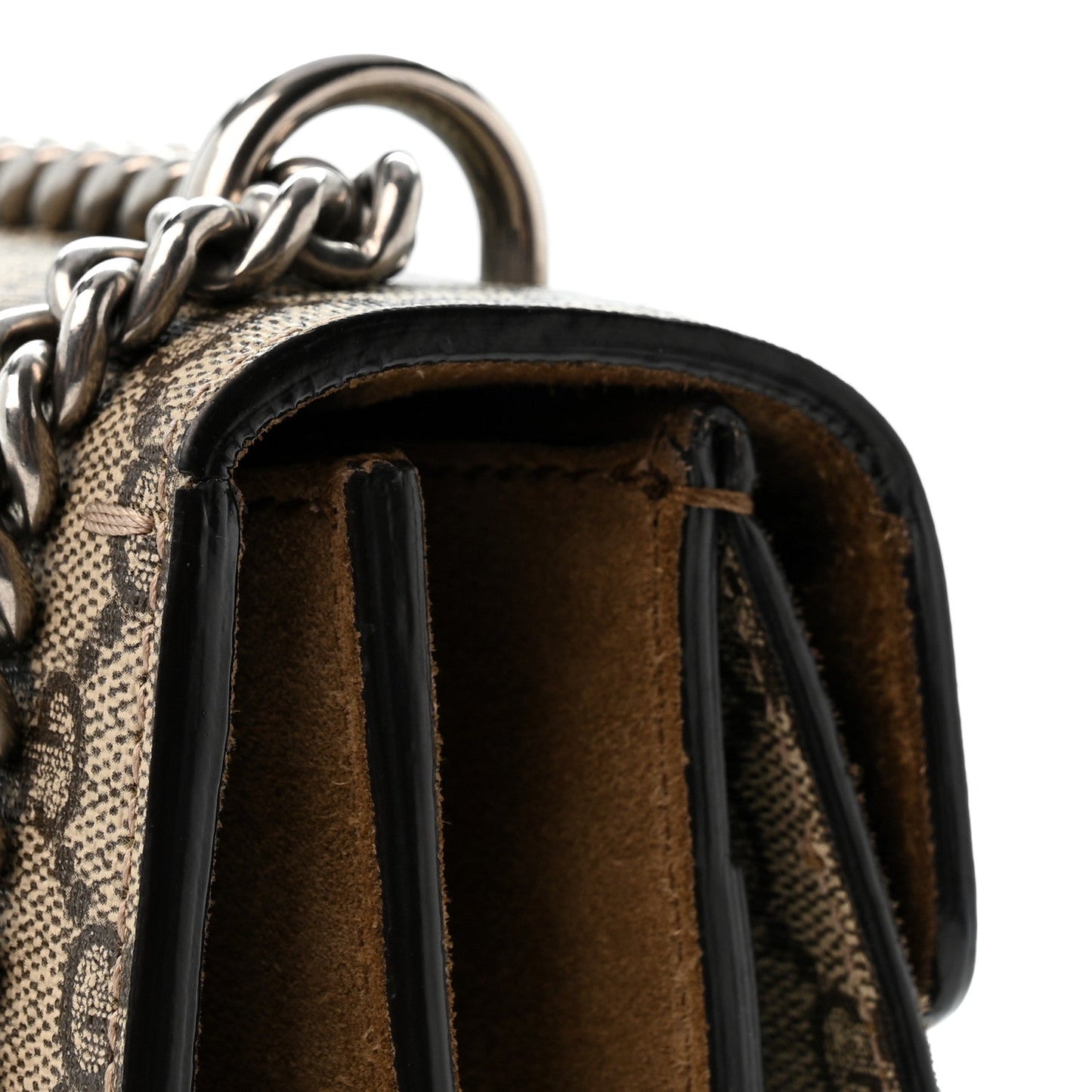 GG Supreme Monogram Small Dionysus Shoulder Bag Taupe