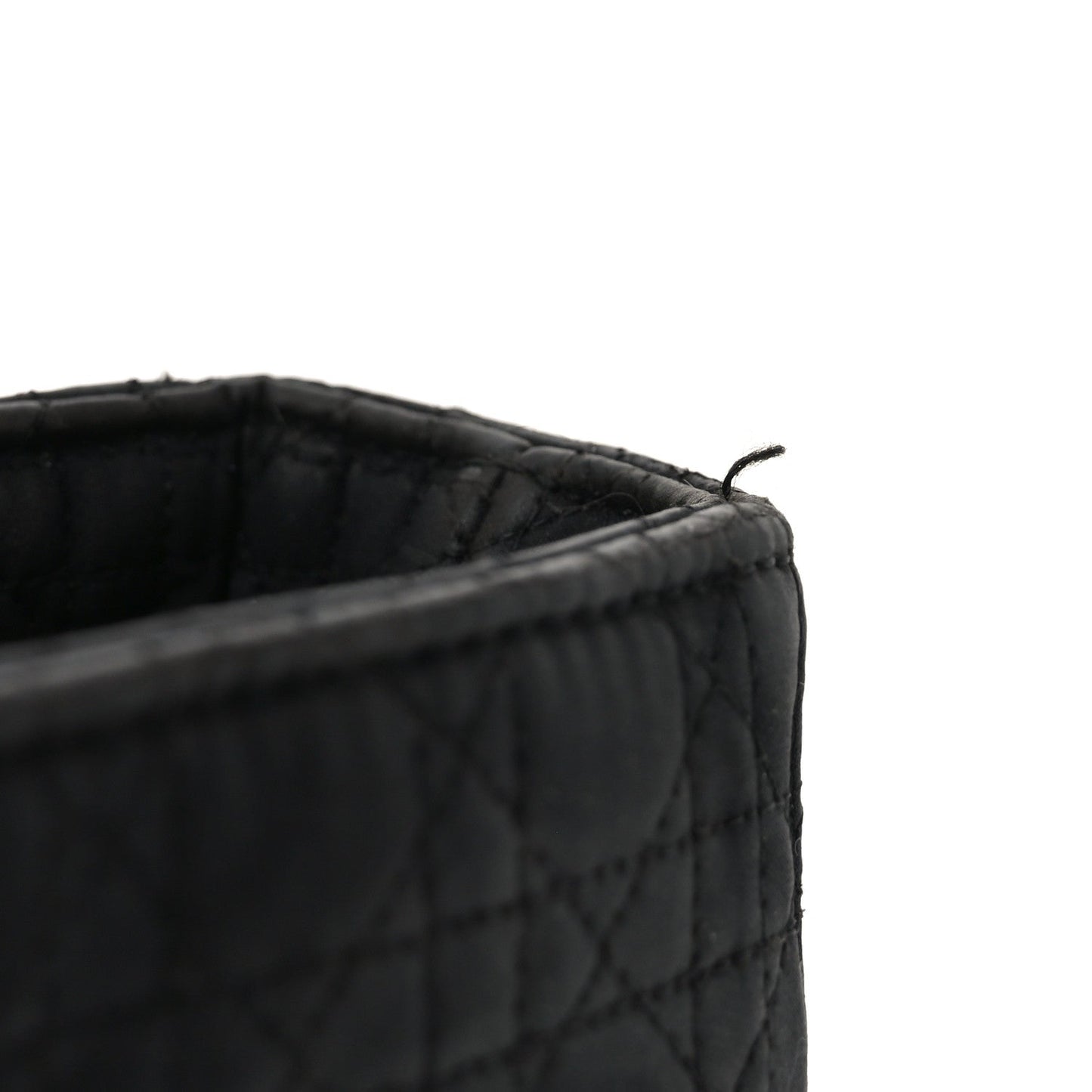 Nylon Cannage Large Lady Dior Black