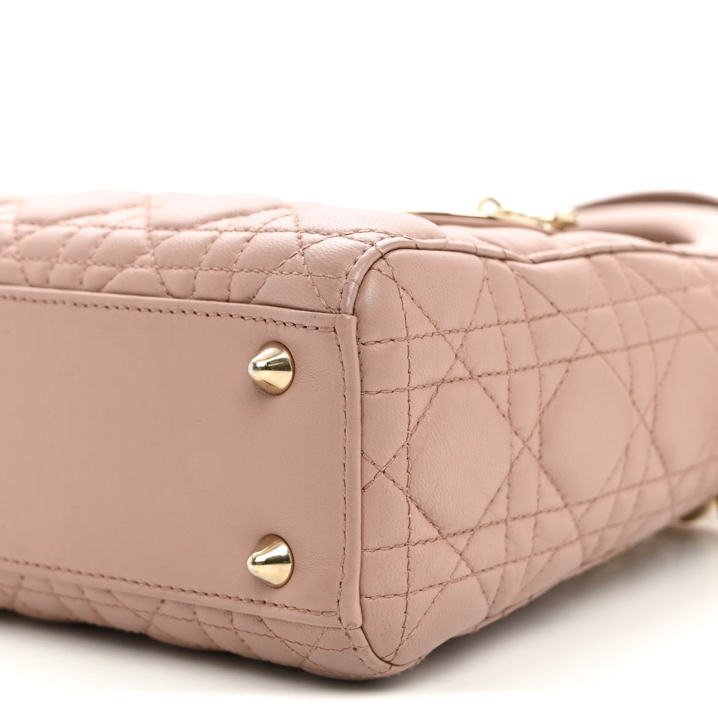 Lambskin Cannage Small My ABCDior Lady Dior Blush