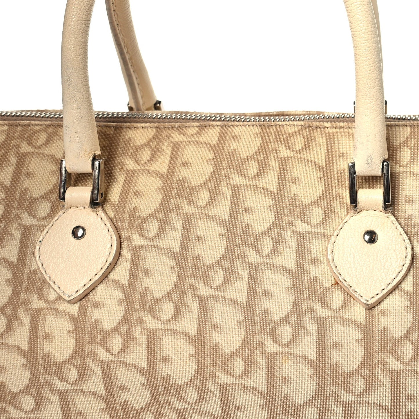 Monogram Vintage Flowers Boston Beige