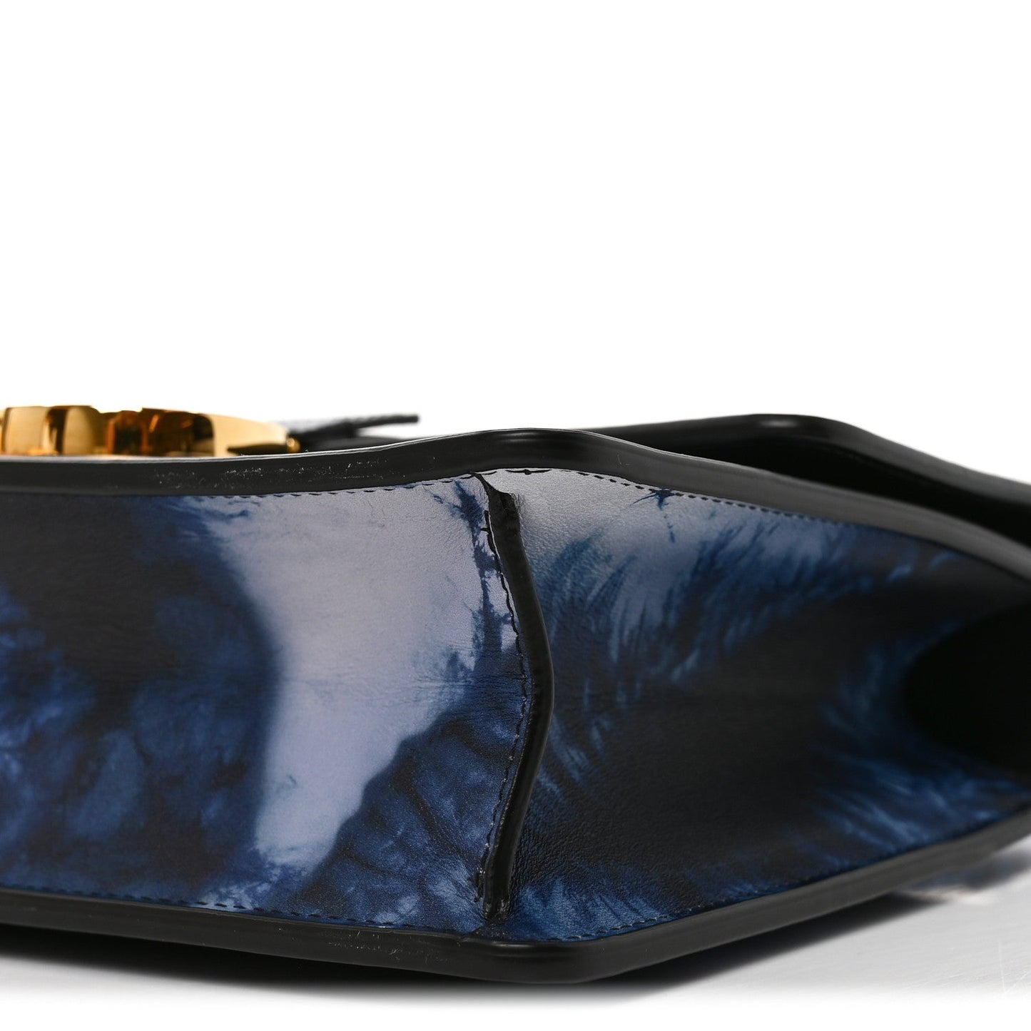 Box Calfskin Tie Dye 30 Montaigne Flap Bag Multicolor