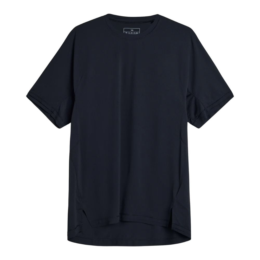 Y-3 Running Short Sleeve Tee Men’s :Black