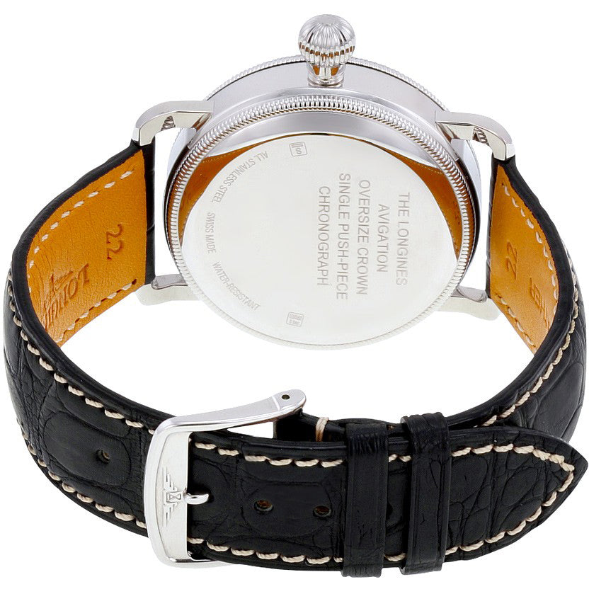 Longines Heritage Automatic Chronograph Black Dial Men's Watch L2.783.4.53.0