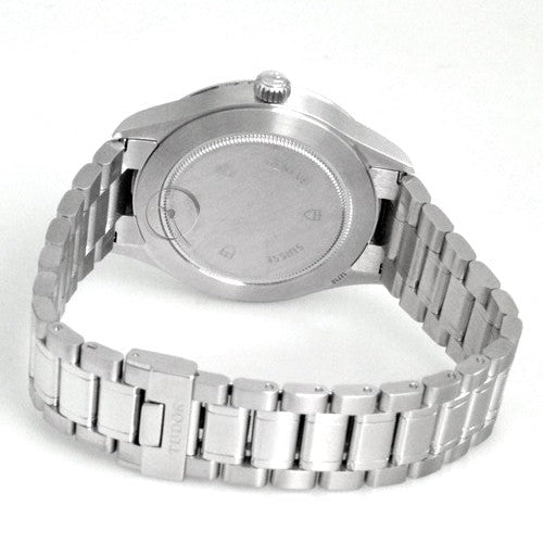 Tudor Style Automatic Blue Dial Silver Steel Strap Watch for Men - M12710-0013