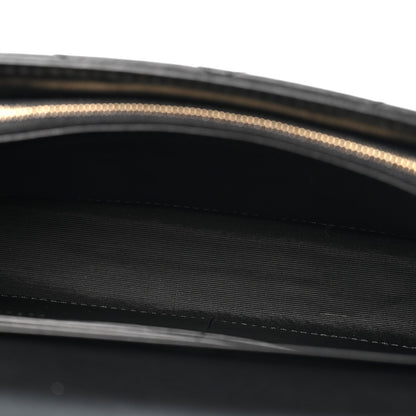 Calfskin Matelasse GG Marmont Chain Wallet Black