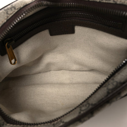Soft GG Supreme Monogram Medium Ophidia Belt Bag Dark Brown