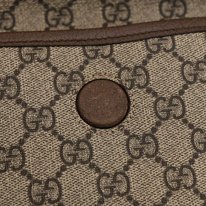 GG Supreme Monogram Neo Vintage Web Belt Bag Brown