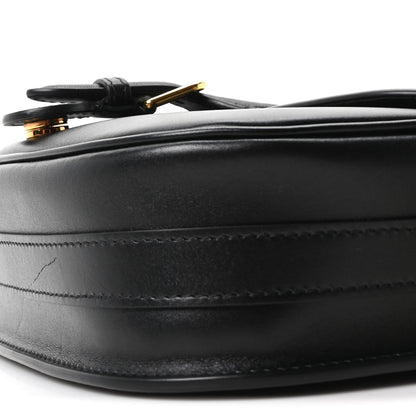 Box Calfskin Medium Bobby Flap Black
